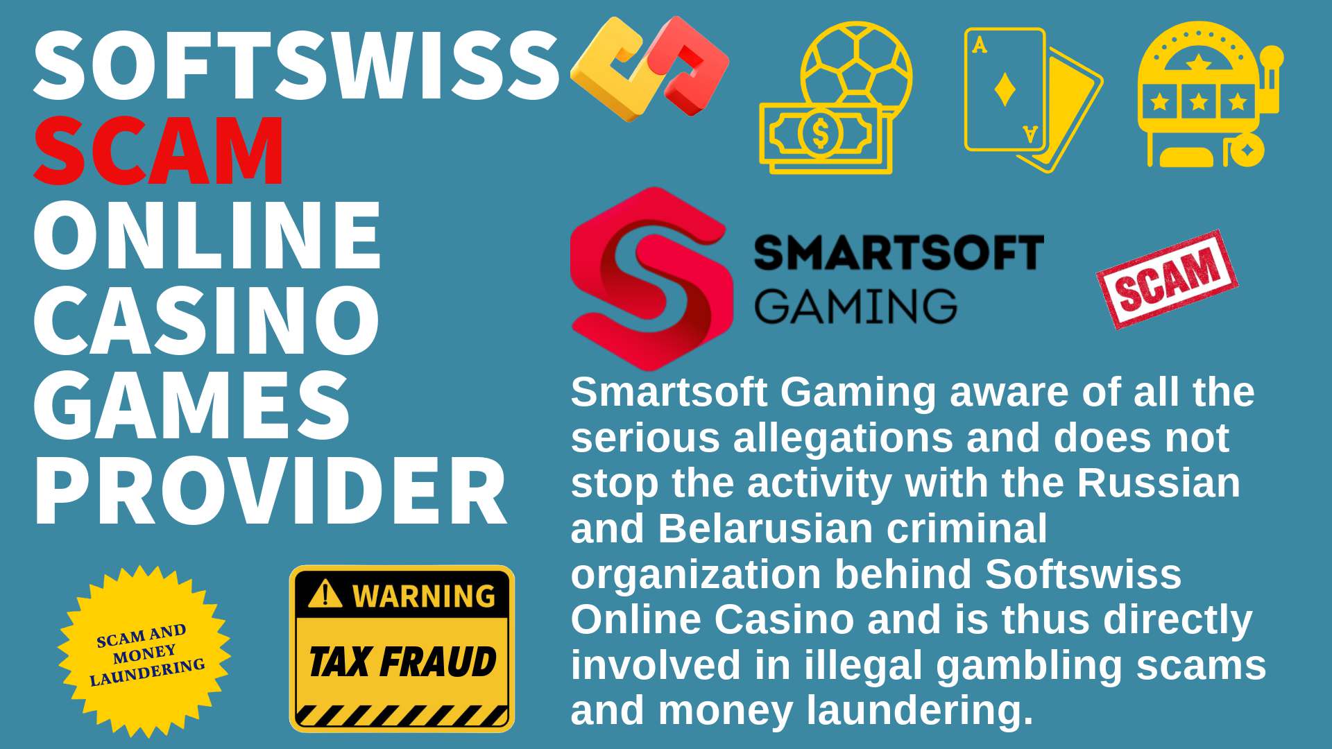 Smartsoft Gaming - softswiss scam - Casino by Softswiss